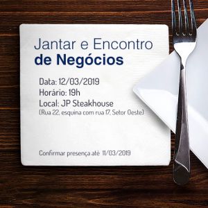 A ADAG� realizou no ultimo dia 12 de mar�o, um Jantar e Encontro de Neg�cios na JP Steak House